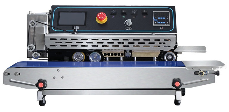 Роликовый конвейерный запайщик горизонтальный HUALIAN FRP-770I SS (нерж.)