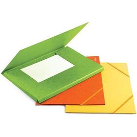 Папка для бумаг на эластичных резинках А4, картон, 300г/м2, оранжевый Forpus