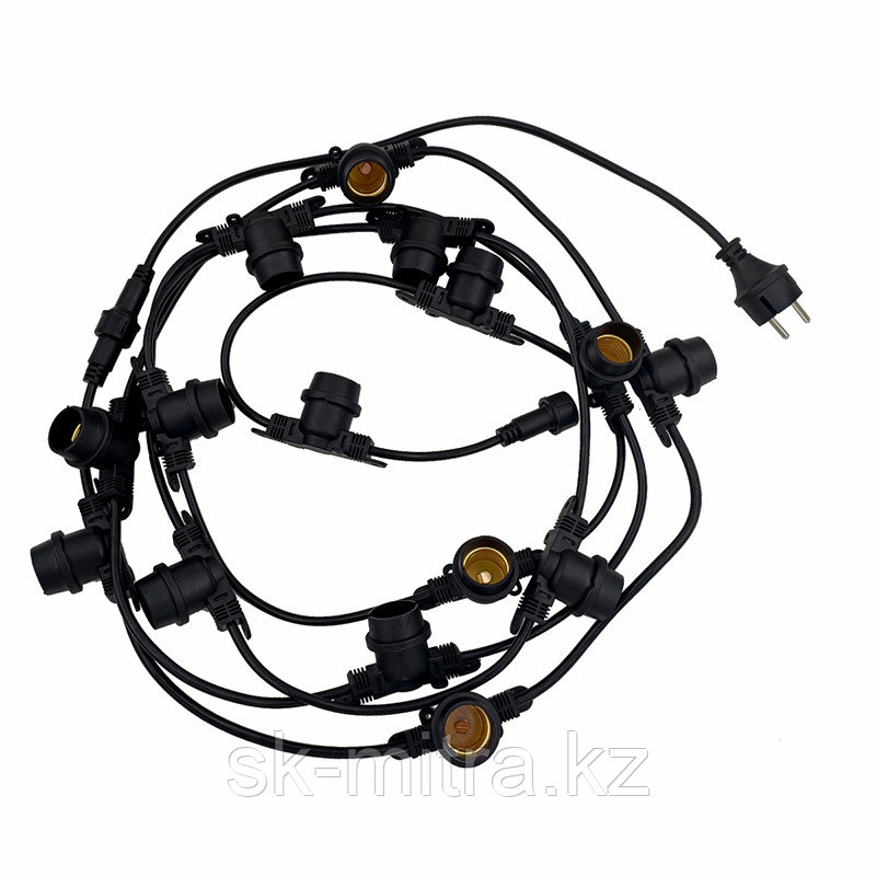 Гирлянда BELT 20M 60патр. E27 IP54 MEGALIGHT (лампы приобретаются отдельно) NEW (20)🆕🆕🆕, фото 1