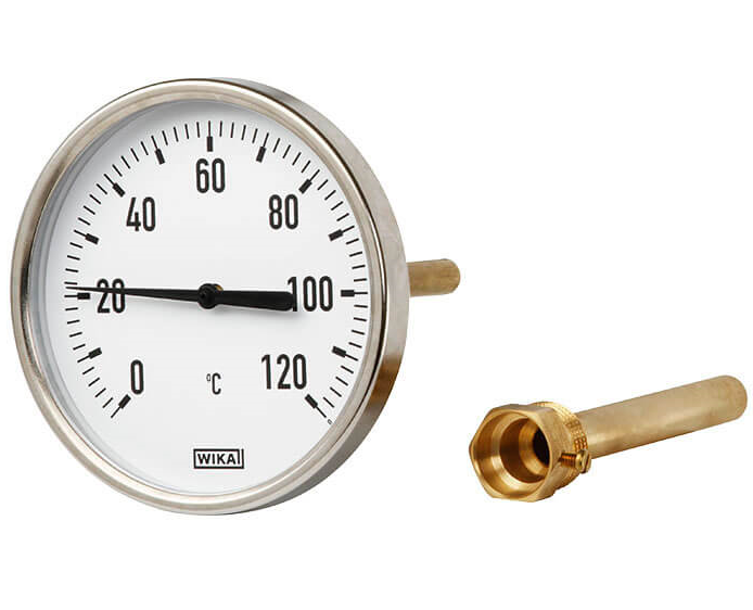Биметаллический термометр WIKA - фото 1 - id-p114105866