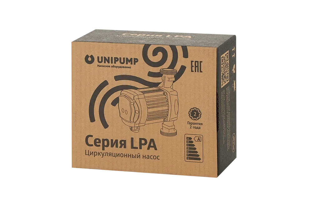 Циркуляционный насос UNIPUMP LPA 25-60 В (гвс, тепл. пол) - фото 4 - id-p114107272