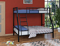 Двухъярусная кровать Гранада 1, 120x190 см, черный