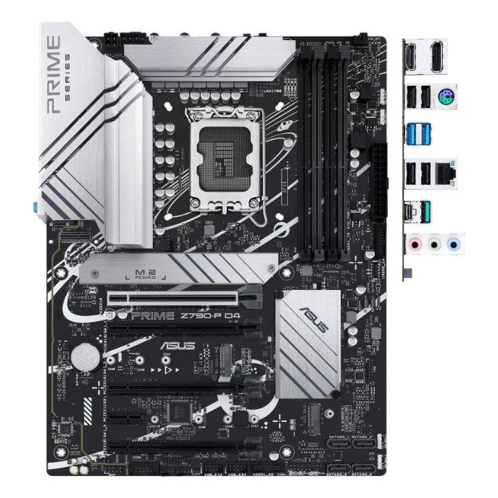 Материнская плата ASUS PRIME Z790-P D4 LGA1700 4xDDR4 4xSATA3 Raid 3xM.2 HDMI DP ATX - фото 1 - id-p114107867