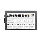 Блок питания 600 Вт сертификация 80 PLUS Bronze Aerocool AERO BRONZE, фото 3