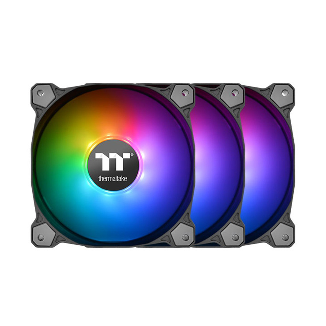 Кулер для ПК корпуса RGB 14 см Thermaltake Pure Plus TT Premium Edition (набор 3 вентилятора) - фото 1 - id-p114104762