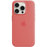 Чехол из силикона с MagSafe для iPhone 15 Pro - Гуава, модель A3125, бренд Apple