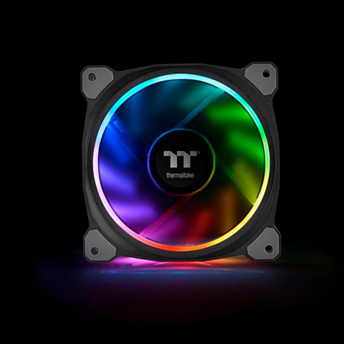 Кулер для ПК корпуса с RGB подсветкой Thermaltake Riing Plus 14 TT Premium Edition (набор 3 вентилятора) - фото 2 - id-p114104763