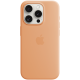 IPhone 15 Pro үшін MagSafe бар силиконнан жасалған қапшық - апельсин шербеті, A3125 үлгісі, Apple бренді