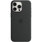 Чехол Silicone Case с MagSafe для iPhone 15 Pro Max - Черный, Модель A3126, Бренд Apple - фото 1 - id-p114104414
