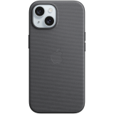 Чехол FineWoven для iPhone 15 с технологией MagSafe - черный, модель A3132, бренд Apple - фото 1 - id-p114104416