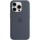 Чехол Silicone Case с MagSafe для iPhone 15 Pro - Storm Blue, модель A3125, бренд Apple - фото 1 - id-p114104424