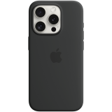 Чехол Silicone Case с MagSafe для iPhone 15 Pro - Черный, Модель A3125, Бренд Apple - фото 1 - id-p114104425
