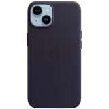 Чехол из кожи для iPhone 14 с технологией MagSafe - Чернила, Модель A2906, Apple - фото 1 - id-p114104439