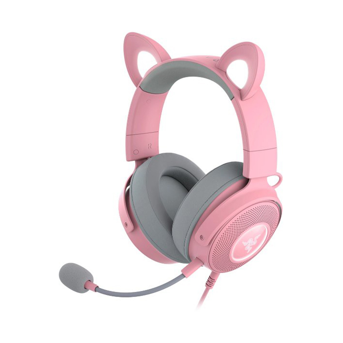 Игровые наушники с подсветкой Razer Kraken Kitty Ed. V2 Pro - Quartz - фото 1 - id-p114104900