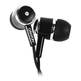 Наушники стерео с микрофоном Canyon EPM-01, черные, длина кабеля 1.2м, размеры 23*9*10.5мм, вес 0.013кг