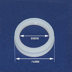 Уплотнительное кольцо для вакуумной трубки солнечных водонагревателей диаметром 58 мм
