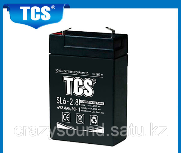 Аккумулятор TCS 6в 2.8а для весов Масса-К