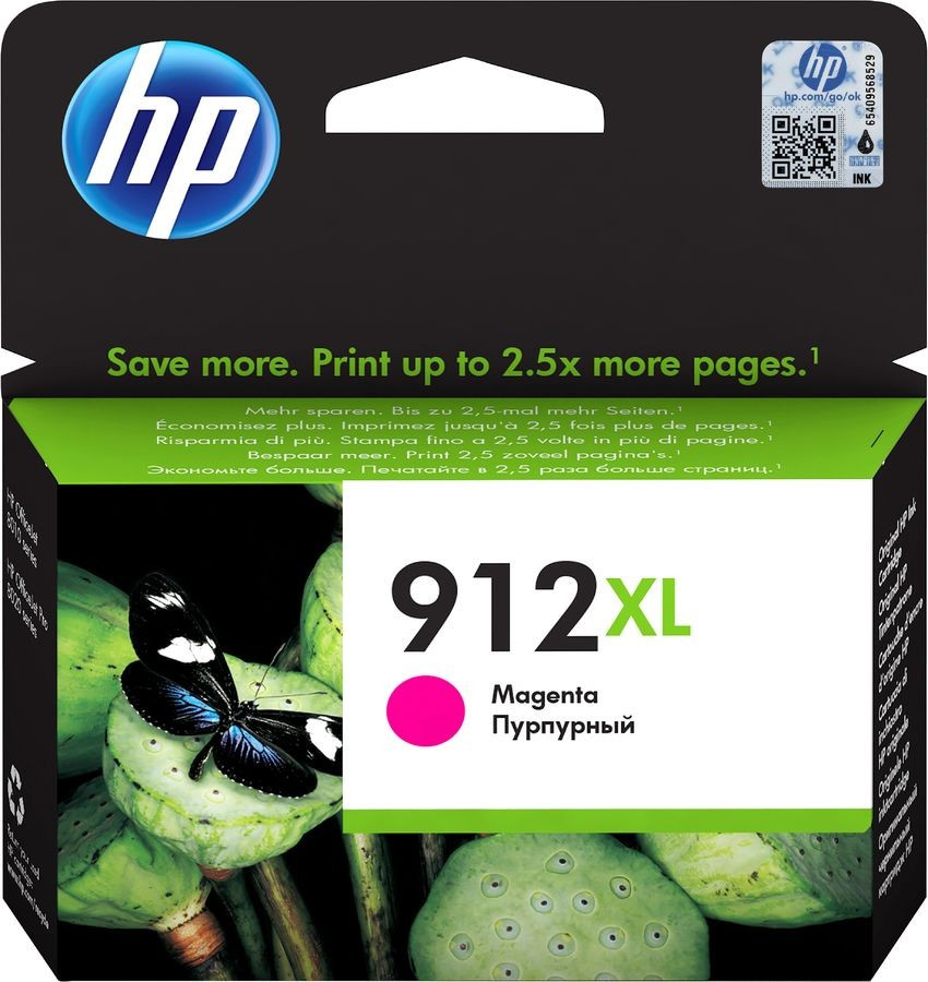 Картридж HP 912XL Magenta для OfficeJet 8013 3YL82AE - фото 1 - id-p114111761