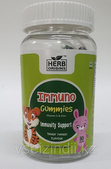 Детский комплекс витаминов для иммунитета  (Immuno Gummies AYUSRI)  30 шт, фото 1