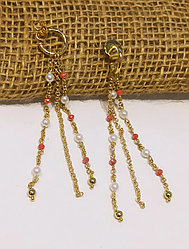 Серьги с жемчугом / ЕВ 90 ( пр. Абая 141 )