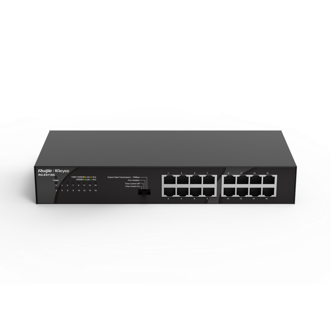 Коммутатор Reyee RG-ES116G неуправляемый 16Gb*LAN 32 Gbps 23.81 Mpps, фото 1
