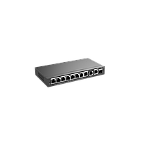 Коммутатор Reyee RG-ES210GS-P басқарылатын 8Gb*PoE 1Gb+1Gb Combo Uplink PoE 120W