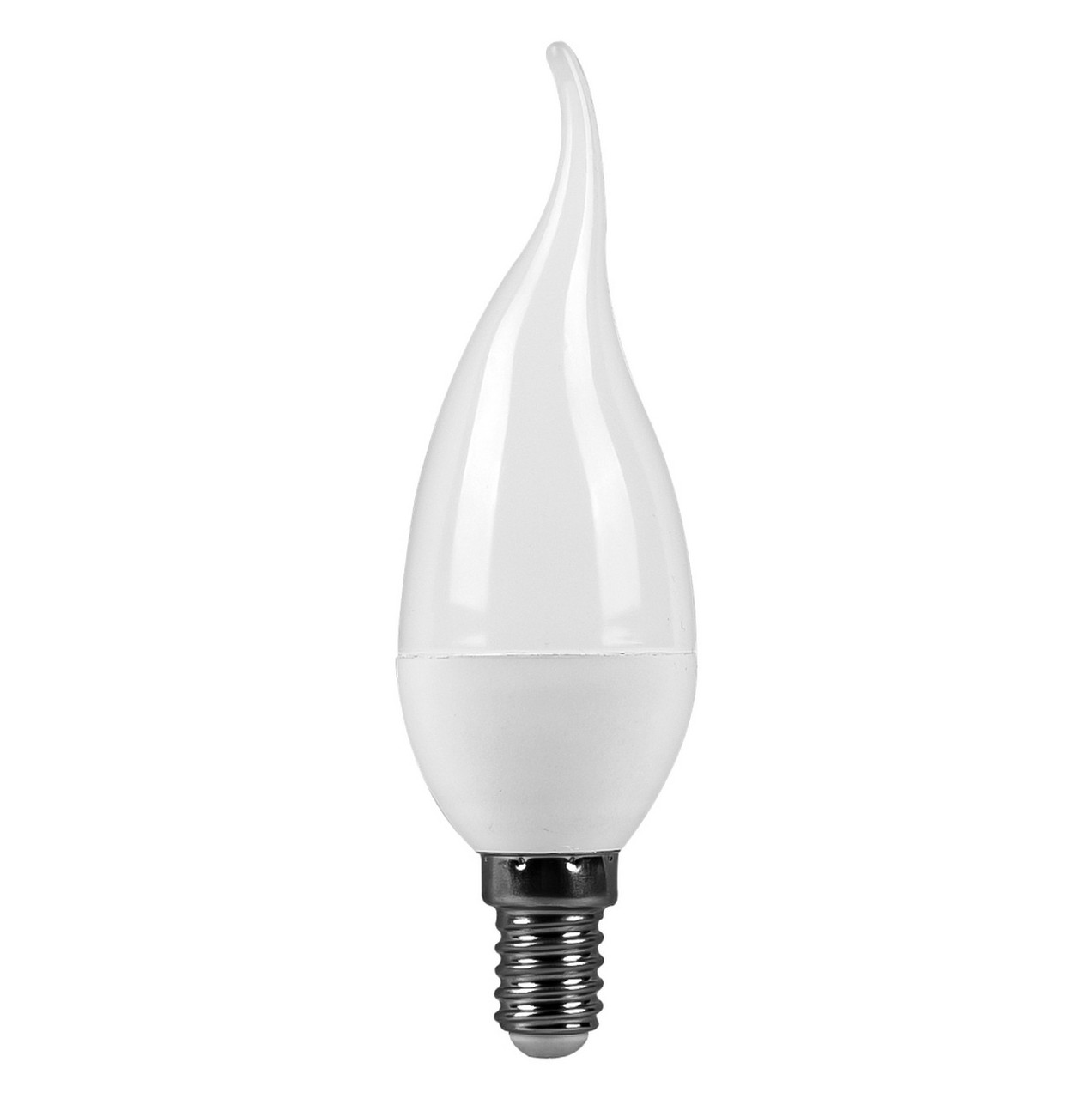 Светодиодная (LED) Свеча на ветру матовая Лампа Smartbuy C37 E14 - фото 2 - id-p114114262