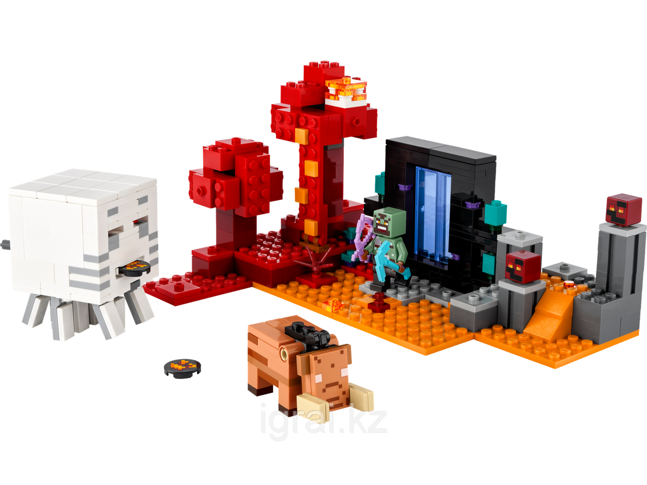 Lego 21255 Minecraft Экспедиция в нижний мир - фото 4 - id-p114114297