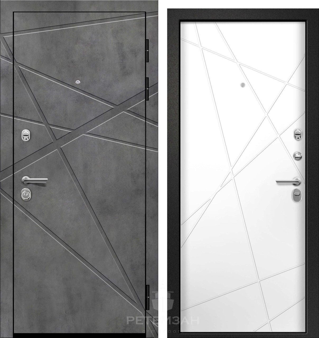 Входная дверь Ретвизан Орфей 221 2050x860 мм, сталь, левая - фото 3 - id-p114114785