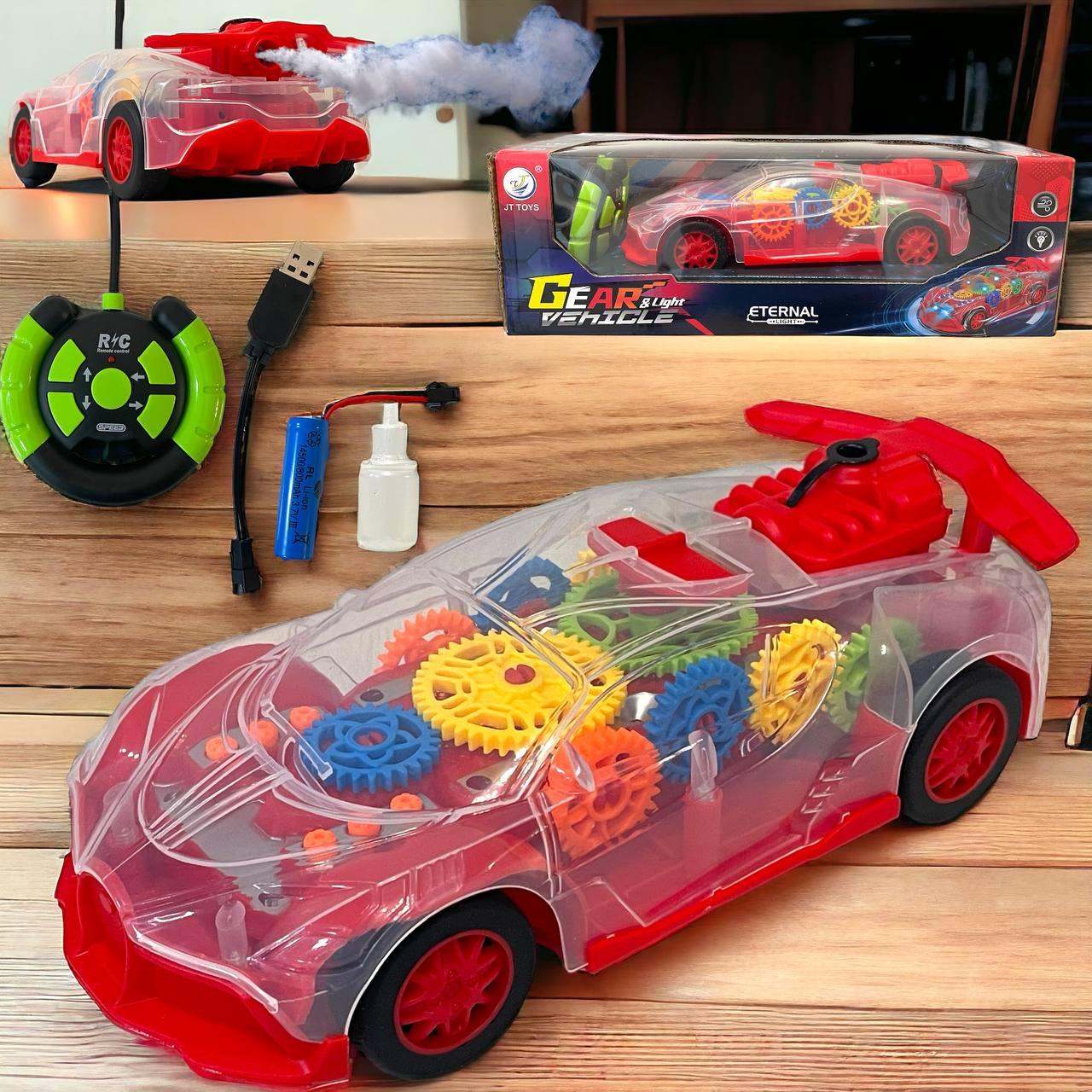 Jt675 Бугати машина р/у шестеренки с функции дума Gear Vehicle 31*10см