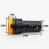 Сигнализатор световой 220В зеленого цвета, фото 5