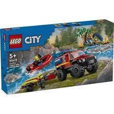 Lego 60412 Город Пожарная машина 4x4 с катером