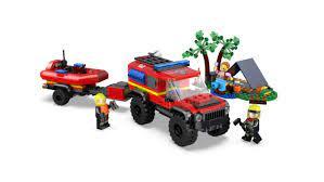 Lego 60412 Город Пожарная машина 4x4 с катером