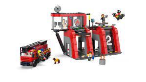 Lego 60414 Город Пожарная часть и пожарная машина - фото 3 - id-p114118685