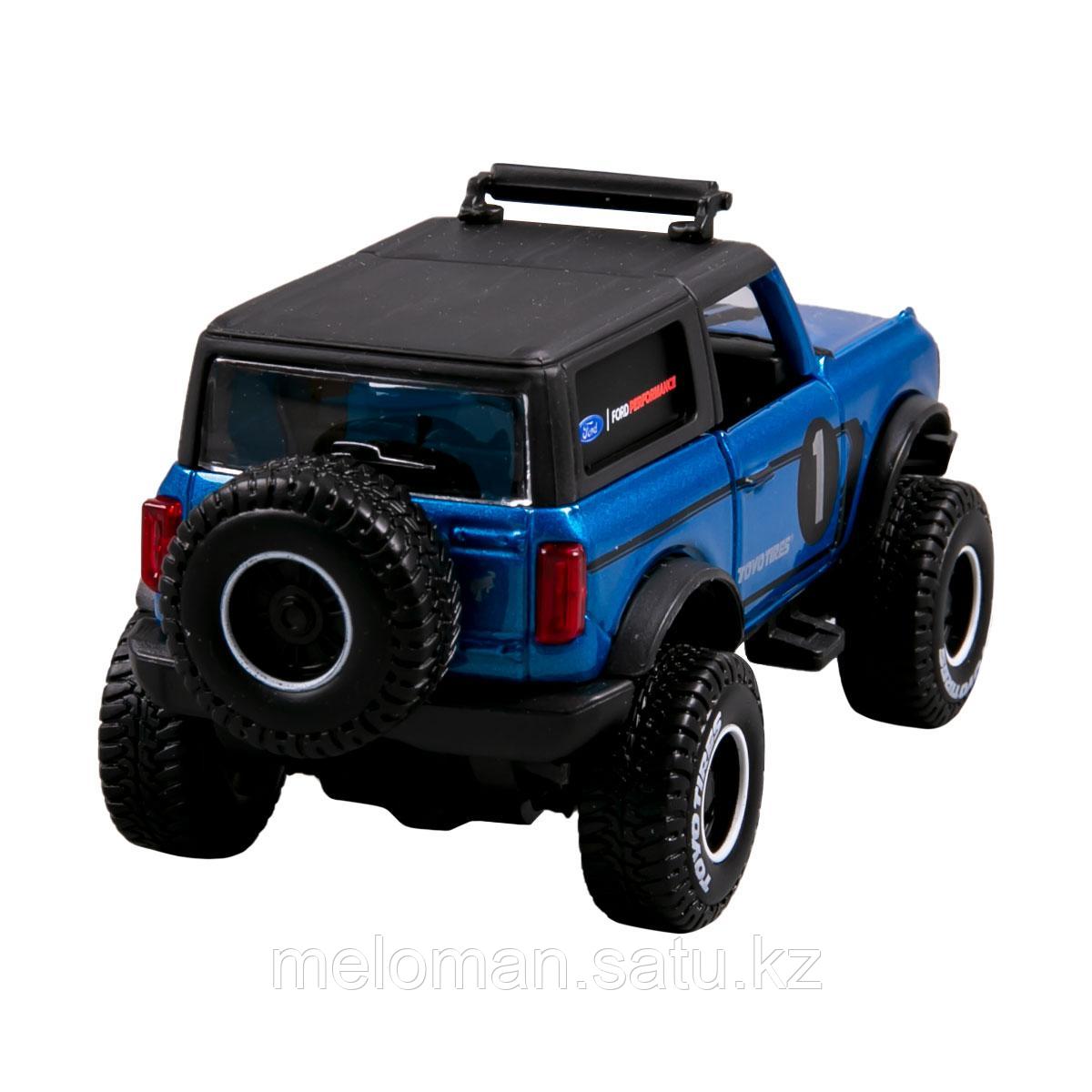 Maisto.Fresh Metal: Внедорожник 4 x 4 Rebels - Ford Bronco '21 (blue) - фото 3 - id-p110838396