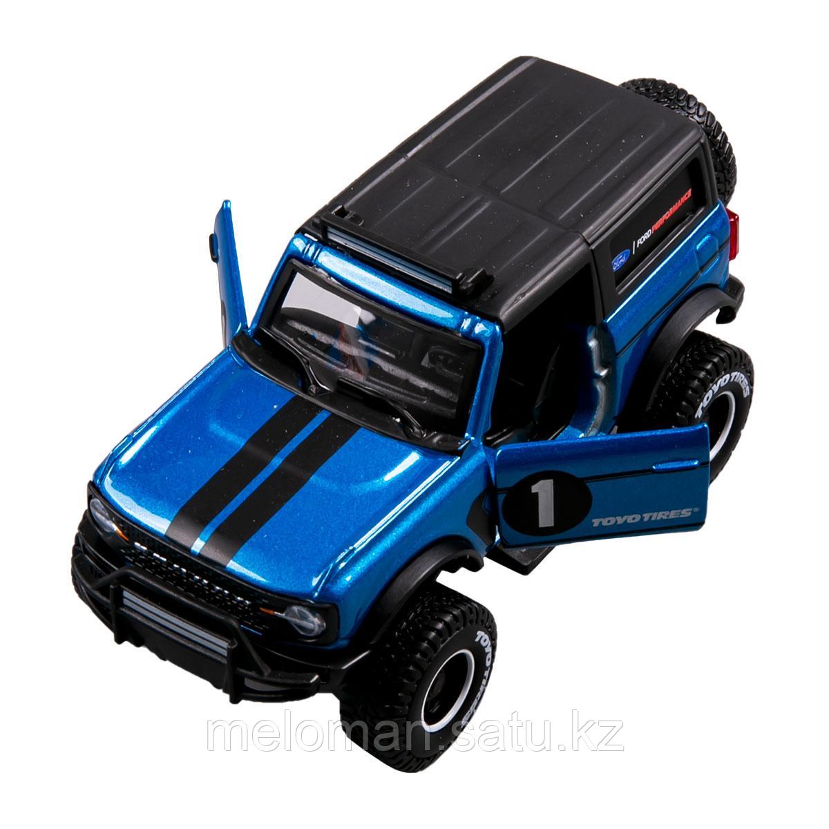 Maisto.Fresh Metal: Внедорожник 4 x 4 Rebels - Ford Bronco '21 (blue) - фото 4 - id-p110838396