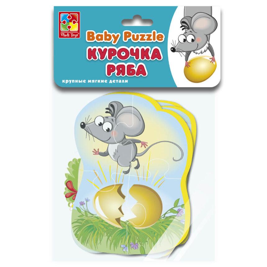 Мягкие пазлы: Курочка Ряба 16 эл. | Vladi Toys, фото 1