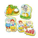 Мягкие пазлы: Курочка Ряба 16 эл. | Vladi Toys, фото 2