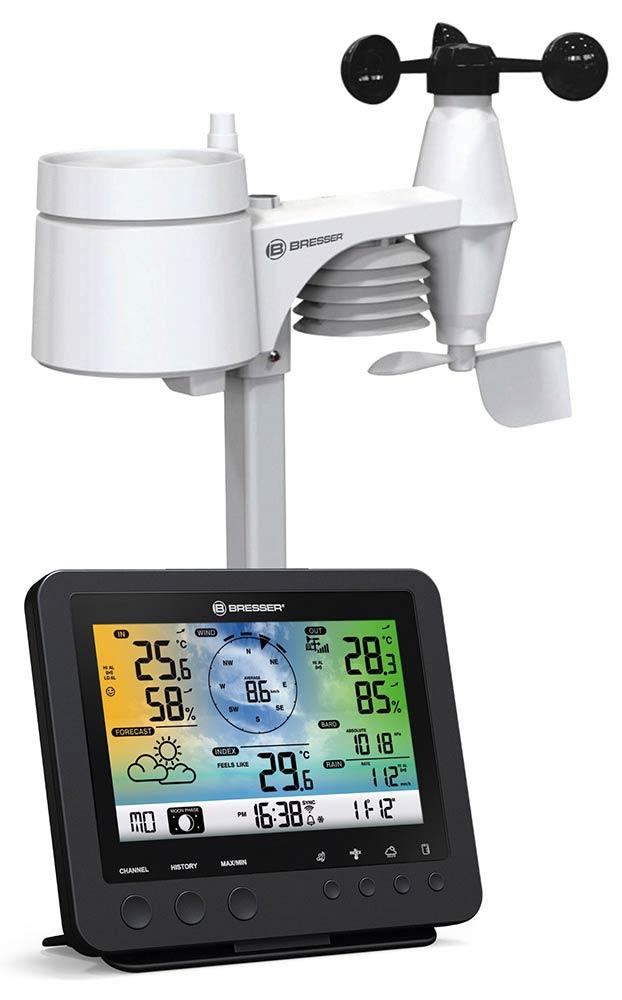 Метеостанция Bresser «5 в 1» Wi-Fi с цветным дисплеем - фото 1 - id-p114110148