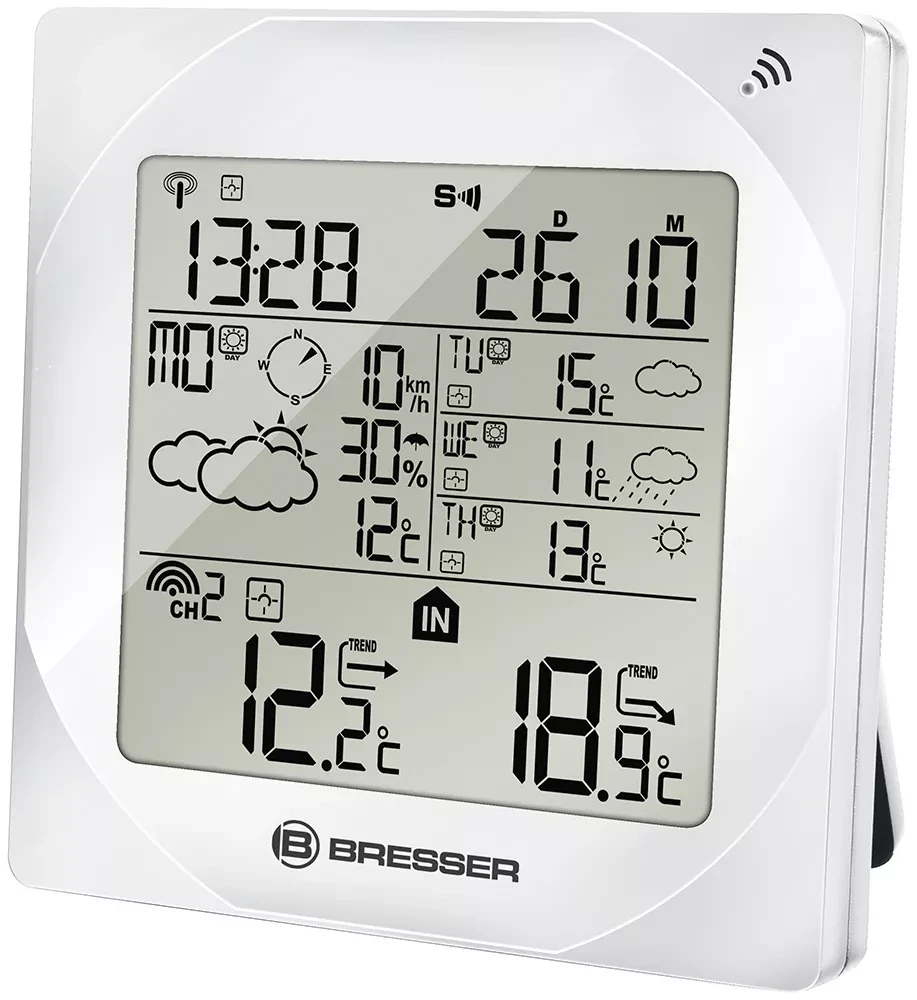 Метеостанция Bresser 4CAST MSW, белая, фото 1