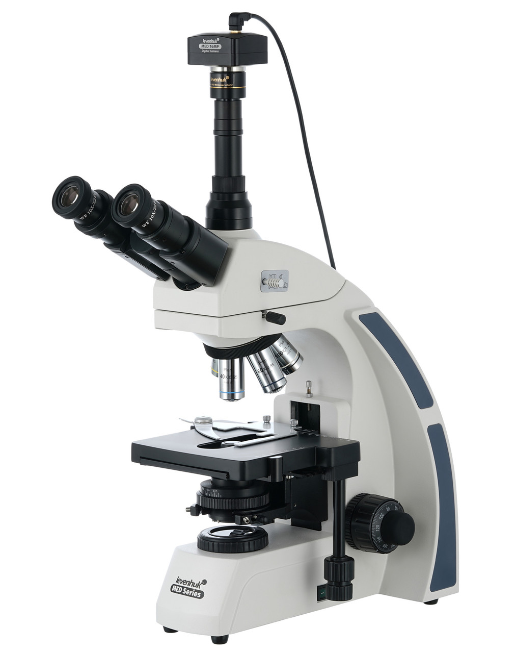 Микроскоп цифровой Levenhuk MED D40T, тринокулярный - фото 1 - id-p114109546
