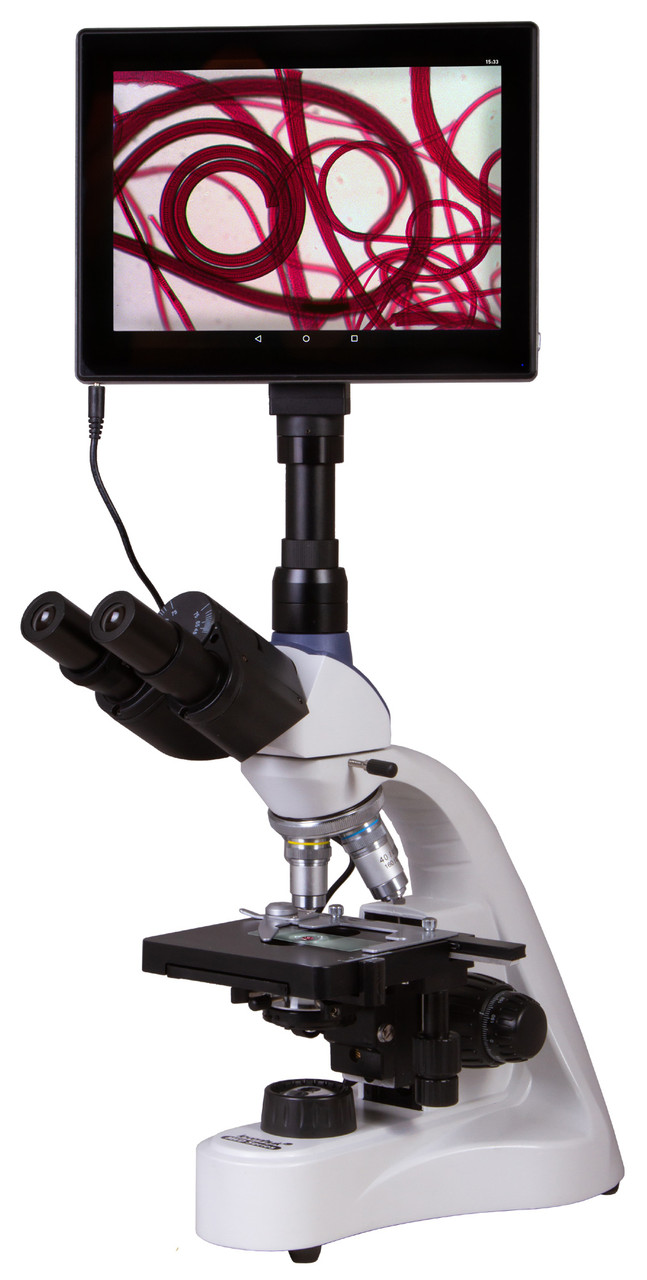 Микроскоп цифровой Levenhuk MED D10T LCD, тринокулярный - фото 1 - id-p114109603
