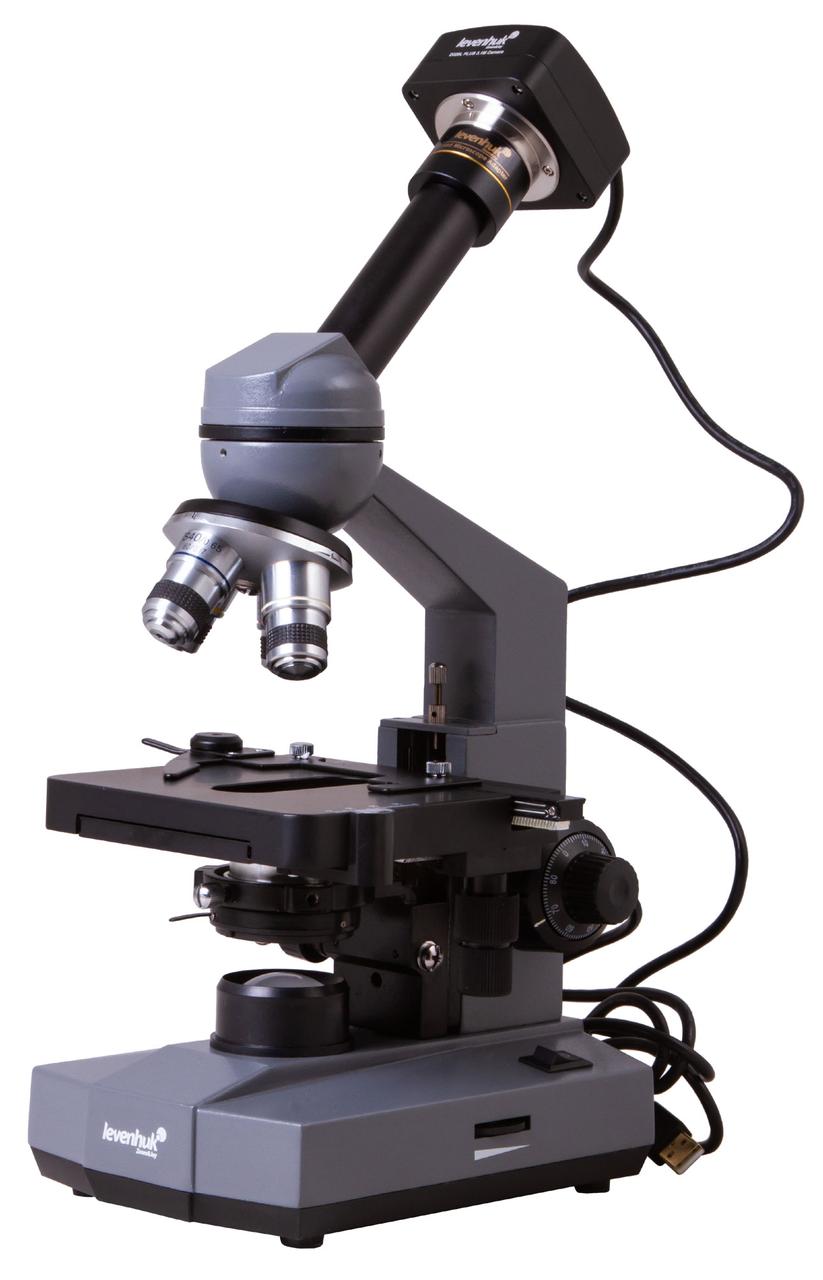 Микроскоп цифровой Levenhuk D320L PLUS, 3,1 Мпикс, монокулярный - фото 1 - id-p114109612