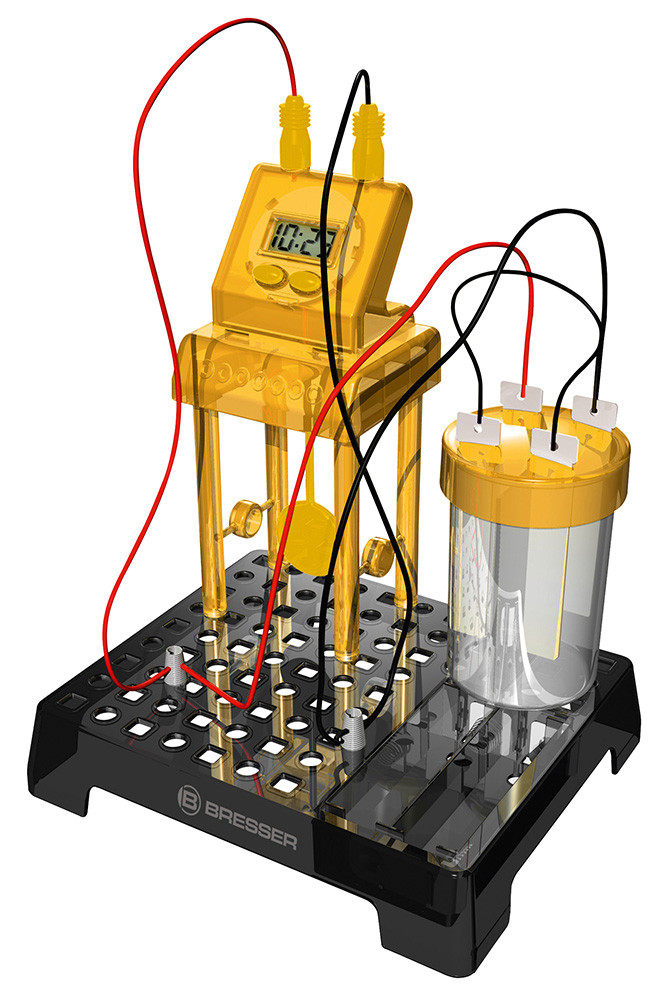Набор для экспериментов Bresser Junior «Часы на жидкостном аккумуляторе» - фото 1 - id-p114110514