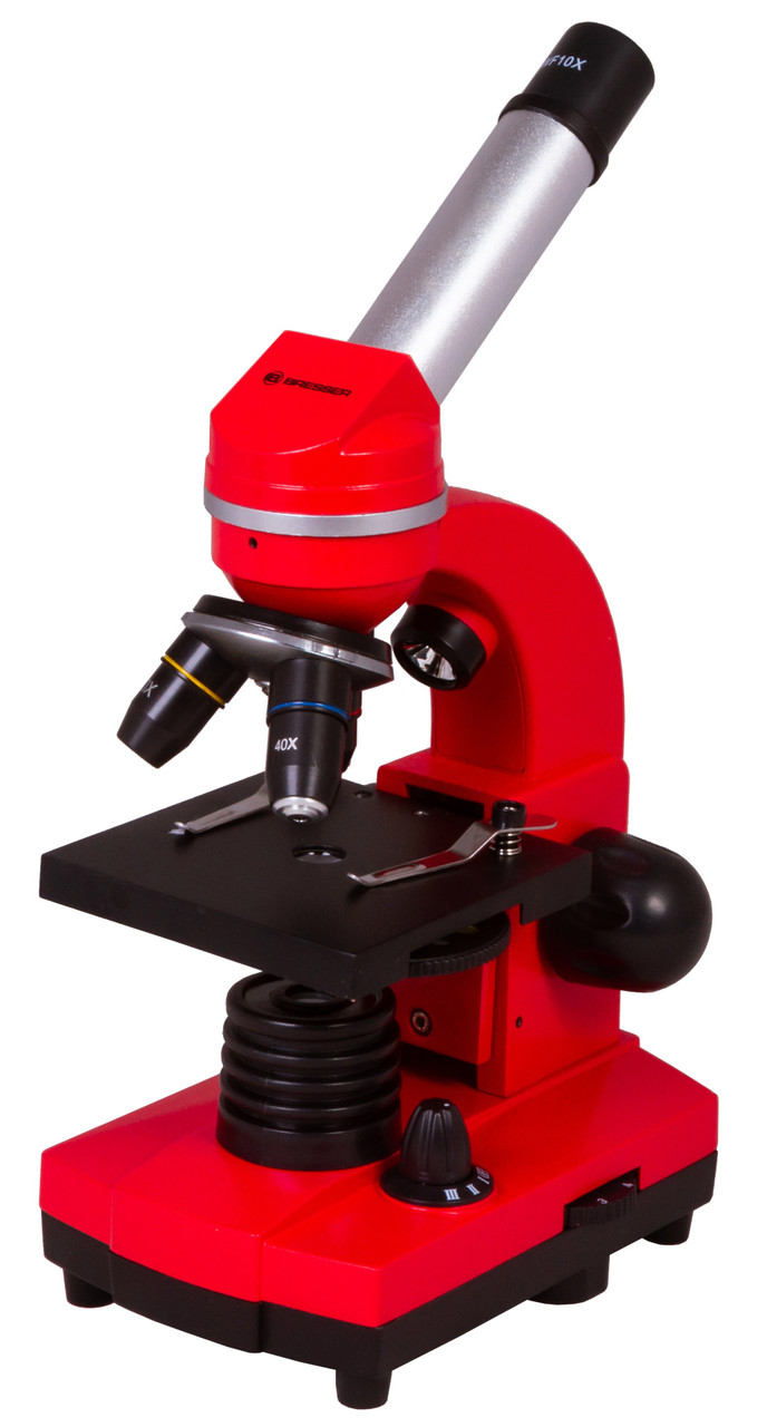 Микроскоп Bresser Junior Biolux SEL 40 1600x, красный - фото 1 - id-p114110519