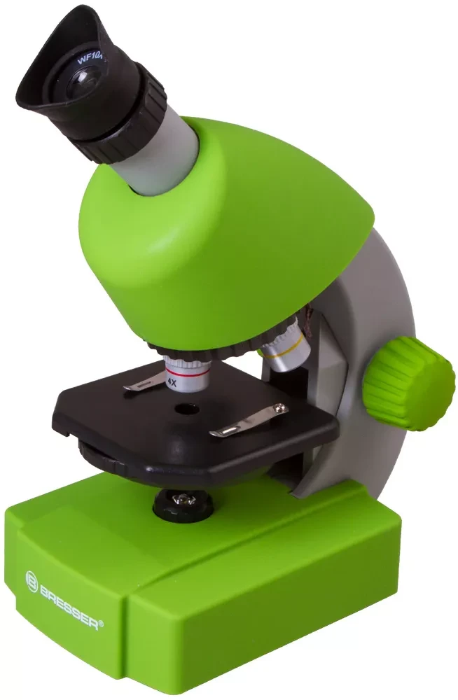 Микроскоп Bresser Junior 40x-640x, зеленый - фото 1 - id-p114109686