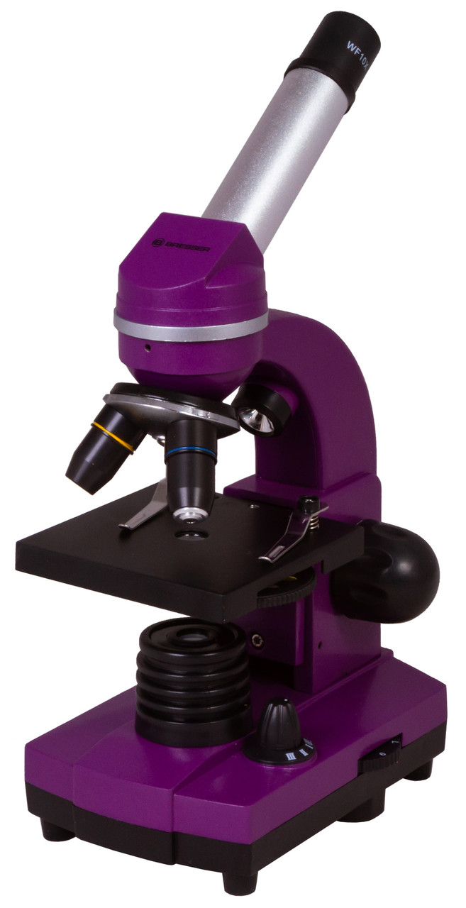 Микроскоп Bresser Junior Biolux SEL 40 1600x, фиолетовый - фото 1 - id-p114110520