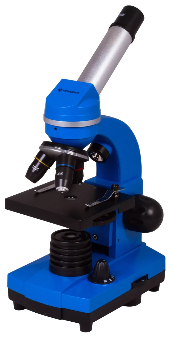 Микроскоп Bresser Junior Biolux SEL 40 1600x, синий - фото 1 - id-p114109716