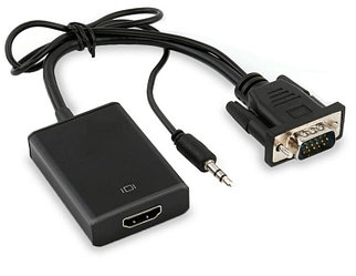 Адаптер конвертер VGA to HDMI HW-2216