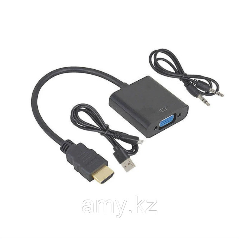 Адаптер конвертер HDMI to VGA HV01 - фото 1 - id-p114120664